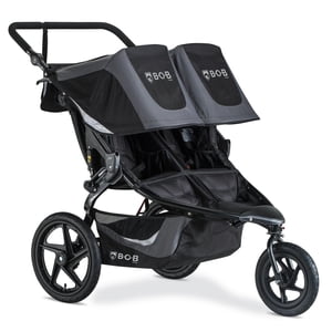 BOB Gear Revolution Flex 3.0 Poussette à jogging Dualie, Graphite noir