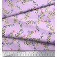 thumbnail image 3 of Soimoi Poly Georgette Fabric Dot,Leaves & Floral Print Sewing Fabric Yard 52 Inch Wide, 3 of 3