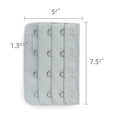 thumbnail image 3 of INSPIRE CHIC Rallonge de Soutien-Gorge pour Femmes à 3 x 4 Crochets, Bretelle d'Extension, Bande de Soutien-Gorge Multicolore, 5 Pcs, Gris, 3 of 5