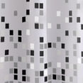 thumbnail image 3 of Mainstays Matrix PEVA Shower Curtain, 70" x 72", Black, 3 of 6