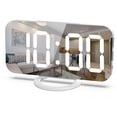 thumbnail image 2 of HOARBOEG Creative USB Charging Mirror Electronic Digital Alarm Clock LED Display Electronic Clock 6.5 Inch Large Screen Home And Office Electronic Alarm Clock Clearance Sale Holiday Gifts, 2 of 8