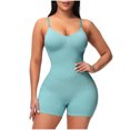 thumbnail image 2 of TIMIFIS Tummy Control Shapewear for Women Seamless Bodysuit Open Bust Mid Thigh Body Shaper Shorts - Summer, 2 of 8