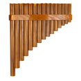 thumbnail image 3 of Pan Woodwind 1 Ensemble Clé Main Droite/main Gauche Instrument Naturel Fait Main Chinois, 3 of 8