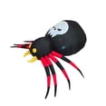 thumbnail image 1 of Fridja Décorations d'Halloween Gonflables Magiques Éclairées de 63 Pouces de Large avec Araignée, Lumières DEL à Rotation de Couleur Intégrée pour Fête des Fêtes, Cour, Jardin, Déco, Cadeau d'Halloween pour Enfants, 1 of 9