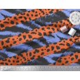 thumbnail image 2 of Soimoi Blue polyester Crepe Fabric Leopard & Wild Animal Skin Print Fabric by The Yard 52 Inch Wide, 2 of 3