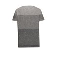 thumbnail image 5 of FAIWAD Women Summer Tops Short Sleeve Irregular V Neck Button T-Shirts Geometric Color Block Print Tees Blouses, 5 of 5