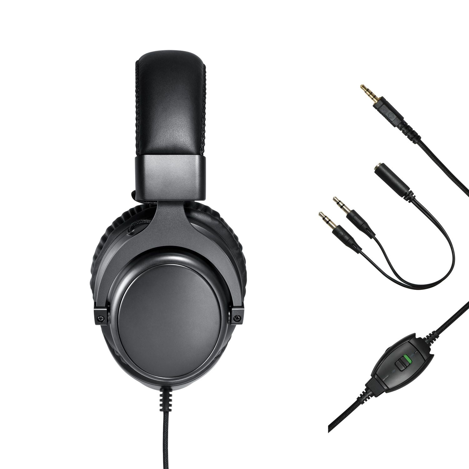 Casque de jeu supra-auriculaire filaire ajustable avec haut-parleurs individuels de 50 mm onn. 100027825