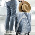 thumbnail image 2 of Travel Luggage Cover Suitcase Protector Fits 18-32 Inch Luggage Wheel Covers Patterned Travel Related Items Flower Luggage Protector Elastic Luggage Anti-scratch Suitcase Cover M, 2 of 5