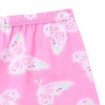 thumbnail image 3 of Girls Ribbed Short Sleeve Top and Shorts Pajama Set with Scrunchie  3-Piece  Sizes 4-16, 3 of 4