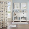 thumbnail image 4 of 510 Design Bayside 100% Cotton Tufted Non-Slip Absorbent Ultra Soft Seashells Beach Style Bath Mat Bathroom Rugs 21X34 Inches Blue, 4 of 4