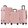 thumbnail image 1 of 3-Piece Hardside Luggage Set: 28 Inch, 24 Inch Large Suitcases with wheels and 20 Inch Carry On Luggage, 1 of 10