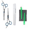 thumbnail image 2 of 5pcs Professional Haircut Scissors Barber Cutting Thinning Shear Comb Set Hairdressing Tool, 2 of 12