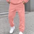 thumbnail image 2 of Pisexur Mens Sweatpants 2024 Solid Color Workout Jogging Athletic Pants ​Elastic Waist Drawstring Straight Leg Sweatpants Loose Elastic Bottom Casual Pants with Pockets, 2 of 5