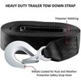 thumbnail image 2 of Trailer Winch Strap with Safety Carabiner for Boat or Car, Work Load, 2 of 5