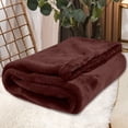 thumbnail image 1 of Flannel Blanket, Super Soft Warm Solid Fleece Blanket Throw Rug Sofa Bedding, 70x100cm Comfortable Machine Washable Velvet Conditioning Blanket Picnic Blanket Easy to Clean, 1 of 5