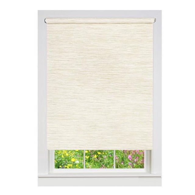 Store en Jute Sans Cordon de 37 x 72 Po pour Intimité, Lin