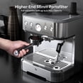 thumbnail image 3 of AKDSteel Silver Plating Bean Grinding Espresso Machine Stainless Steel Machine, Bean To Cup Coffee Machine With Milk Coffee Maker, Coffee Machines, Espresso Machine, 3 of 8