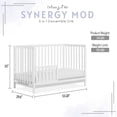 thumbnail image 4 of Dream On Me Synergy MOD Crib, Made with Sustainable New Zealand Pinewood, 4 of 9