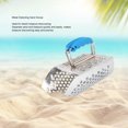 thumbnail image 3 of Metal Detecting Sand Scoop Foldable Handle Stainless Steel Sand Sifter Shovel for Beach Discovering Treasures, 3 of 7