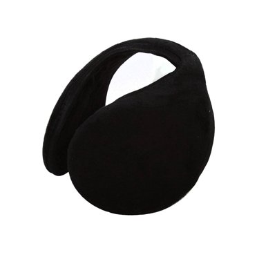 Cold Weather Winter Fleece Earmuff Warmers, Black