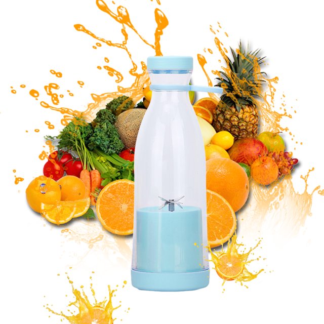 EGNMCR Electric Juicer Travel Hiking Cup Picnic Portable 420ml Home Juices Juicer Cup With Lids For Lemons portable juicer