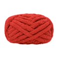 thumbnail image 1 of Tnarru Chunky Wool Yarn Jumbo Yarn Washable Hand Knitting DIY Weight Yarn Bulky Yarn for Tapestry Bed Fence Throw Rug Making Red, 1 of 8