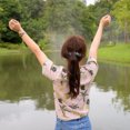 thumbnail image 4 of 4pcs Fashion Hair Barrette Simple Round Hair Clip Acetate Hair Accessory, 4 of 7