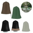 thumbnail image 4 of 36x42 inch Outdoor Garden Fountain Cover Waterproof Bird Bath with Drawstring gray, 4 of 5