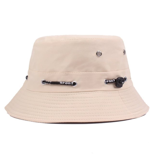 Bucket Hat Soft Breathable Polyester Wide Brimmed Fisherman Cap for Outdoor