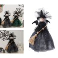 thumbnail image 3 of Jolies Poupées Sorcières de Collection pour Décoration de Gâteau Halloween, 3 of 7