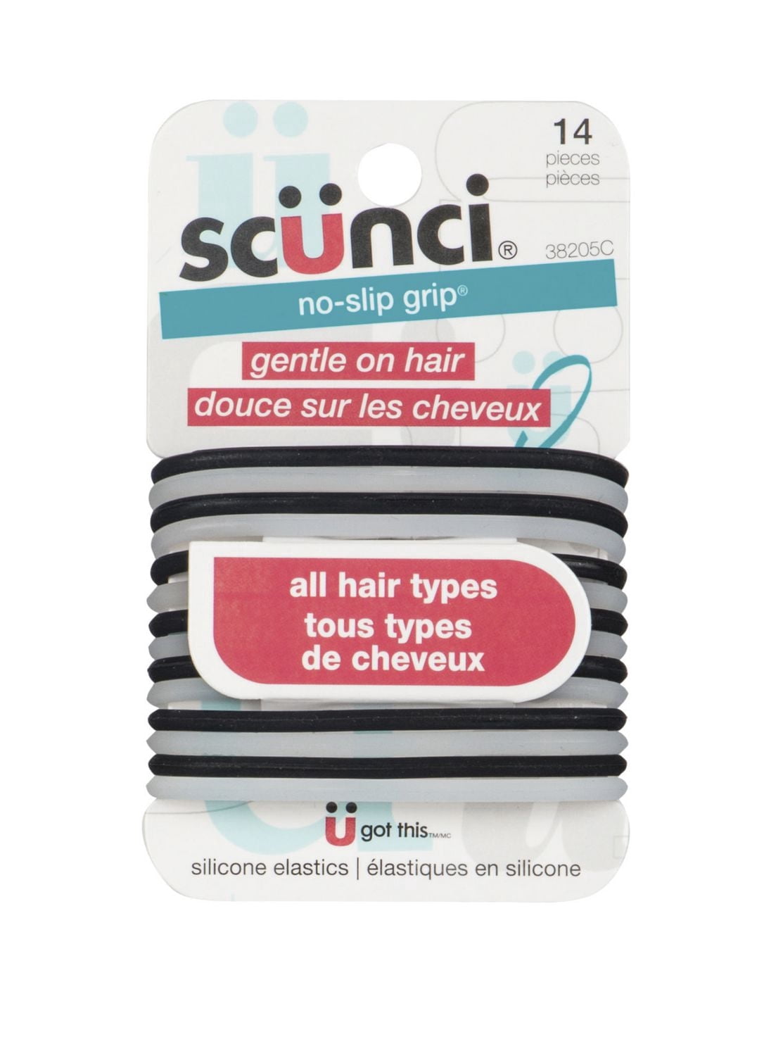 Paquet de 14 élastiques en silicone