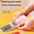 thumbnail image 4 of Mini Bag Sealer 2 In 1 Heat Sealer&Cutter Portable Chip Bag Sealer For Snacks Bag Food Storage Rival Seal A Meal Vacuum Bags Food Vacuum Seal Bag Air Vacuum for Food Mini Juicer for Kids Vacuum Seal, 4 of 4