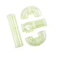 thumbnail image 3 of Hamster Tube Set DIY 8Pcs Pet Cage Tunnel for Hamster Mouse Cage Accessories Yellow, 3 of 8