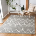 thumbnail image 1 of SAFAVIEH Vana Santana Tapis Géométrique Shag, 1 of 8