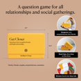 thumbnail image 5 of Intelligent Change Get Closer Social Bonding Card Game, Conversation Starters with Fun Questions & Activities, Talking Games for Adults, Icebreaker Game with 100 Question Cards, 5 of 5