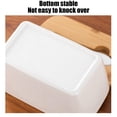 thumbnail image 4 of Yhmxh Kitchen Organizers And Storage New Ceramic Butters Box Cheese Butters Box Nordics Style Butters Storage Ceramic Jar Ceramic Yellow Jar, 4 of 6