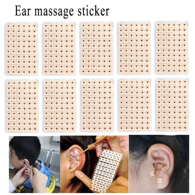 Loewten Plaster Bean, Plant Seed Multi-Condition Ear Press Seeds, Massage Tool, For Acupoint Therapy