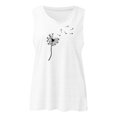 thumbnail image 3 of Womens Printed Sleeveless Casual V-Neck Tank Top, 3 of 3