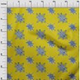 thumbnail image 2 of oneOone Cotton Poplin Fabric Floral Block Printed Craft Fabric BTY 42 Inch Wide, 2 of 4