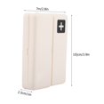 thumbnail image 3 of Daily Pill Organizer, Foldable Portable Pill Box Organizer with 7 Compartments, Daily Pill Holder Dispenser Pill Container Weekly Pill Case for Travel 7 Day Dose Pills, 3 of 8
