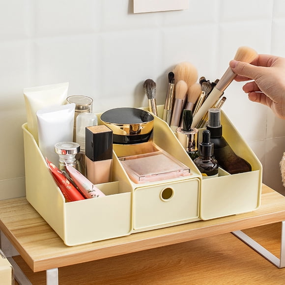 Jusqu'à 40 % de Réduction sur les Cadeaux Oefntac Boîte de Rangement Finition Commode Maquillage Boîte de Rangement Organisateur de Table Facile