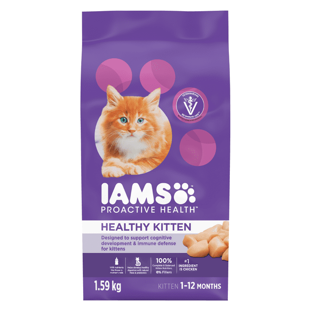 Iams Proactive Health Healthy Kitten with Chicken Dry Cat Food 1.6kg
