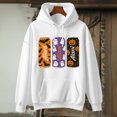 thumbnail image 5 of LUOGENLI Chandails à Capuche pour Hommes Halloween Graphique Chandail à Capuche à Manches Longues Chandail avec Imprimé Décontracté Confortable Veste Douce pour Automne Hiver Mode pour Hommes Chandails à Capuche et Chandails Graphiques Blanc Taille P, 5 of 5