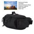 thumbnail image 3 of Large Capacity Waist Bag with Multiple Compartments and Back Cushioning Mesh Pad for Travel Hiking Running, 3 of 7