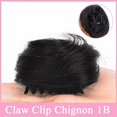 thumbnail image 2 of Postiches Chignon Spatial Mini Pince à Griffes Chignon Cheveux Oreilles de Chat Décoiffées Extension de Cheveux Beigne Chignon, 2 of 6