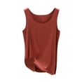 thumbnail image 2 of lSLJS Women Tank Summer Solid Color Round-Neck Sleeveless Casual Tunic Tops Blouse, Womens Tank Tops, 2 of 3
