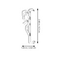 thumbnail image 2 of EIGTHTAIL 10 Pack Replaceable Valance Clips Plastic Blind Clips Home Blind Clips Venetian Blind Accessories, 2 of 6