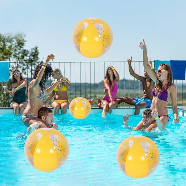 Lot de 8 ballons de plage en mylar - Décorations de fête pour jeux d'eau hawaïens - Fête d'été sur le thème de la plage Lot de 8 ballons de plage en mylar - Décorations de fête pour jeux d'eau hawaïens - Fête d'été sur le thème de la plage