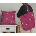 thumbnail image 5 of Soimoi Pink Poly Georgette Fabric Flying Stork Bird Print Sewing Fabric Yard 52 Inch Wide, 5 of 5