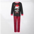 thumbnail image 2 of 2 Pièces Assorties Ensemble Lettre Imprimé Patchwork Homewear Costumes (Noir S Hommes ), 2 of 8
